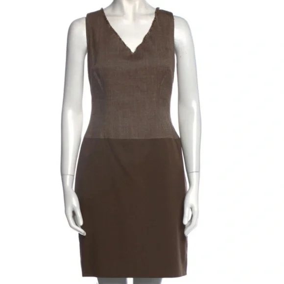 Escada V Neck  Dress - Picture 2 of 8